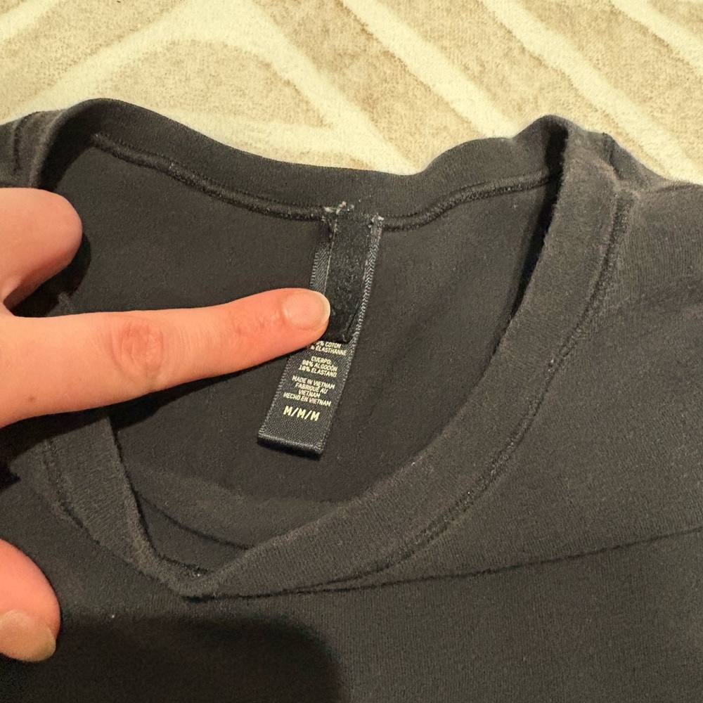Skims cotton jersey long sleeve - Picture 3 of 3